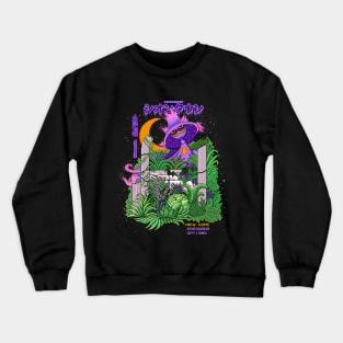 Orange Moon Crewneck Sweatshirt